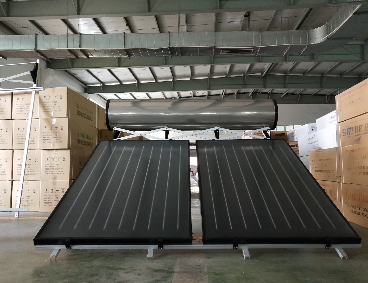Solar Water Heater SS Pressurized Panel 300Litres