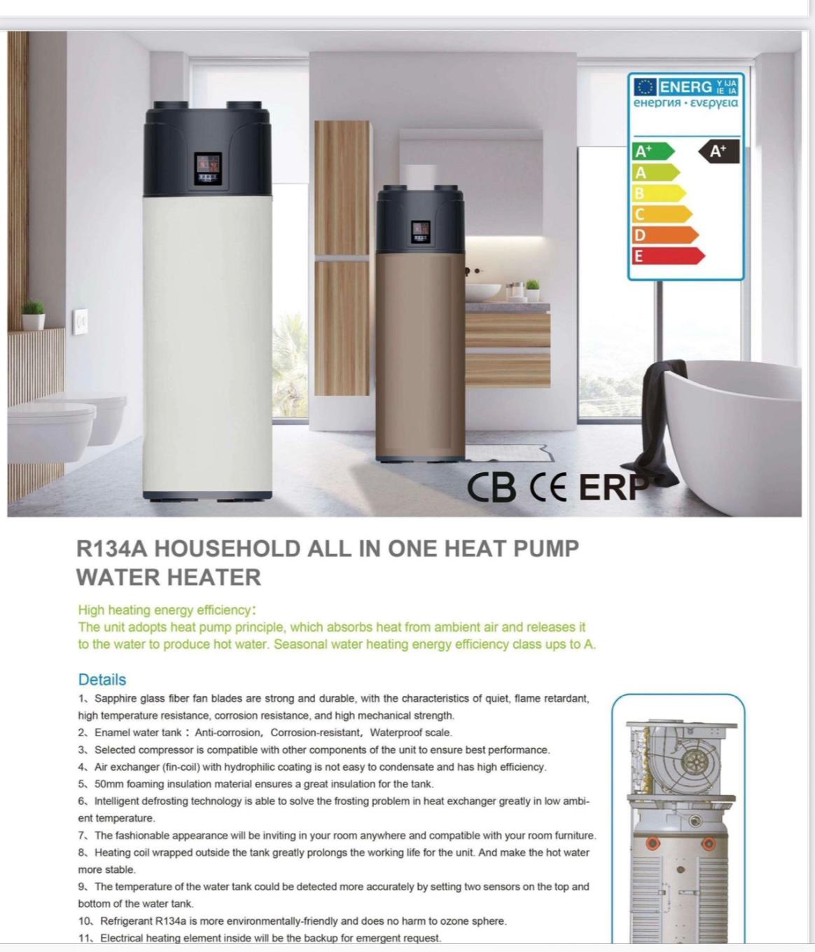 ALL IN ONE HEAT PUMP 300L