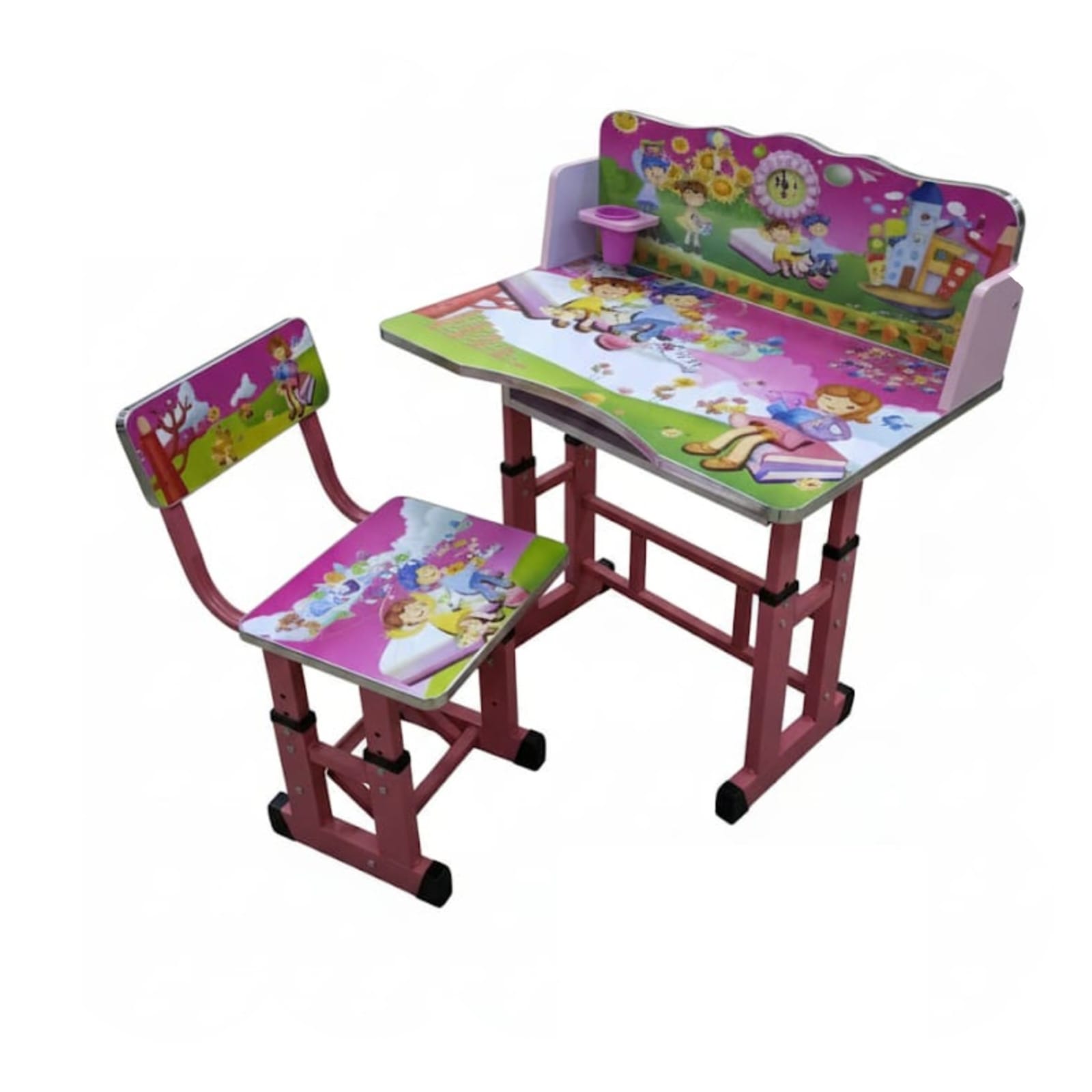 Cartoon Kids Desk & Chair